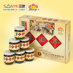 鎮(zhèn)江揚中特產三葉咸秧草禮盒150gx6瓶開胃香辣咸菜下飯菜醬菜